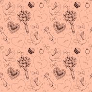 Hand drawn love symbols N3