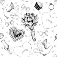 Hand drawn love symbols N4
