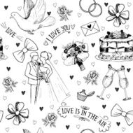 Hand drawn love symbols N32