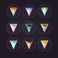 Isolated polygonal crystal N5