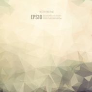 Abstract brown sepia background vector polygonal