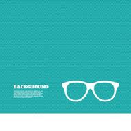 Retro glasses sign icon Eyeglass frame symbol