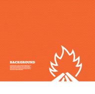 Fire flame sign icon Heat symbol N3