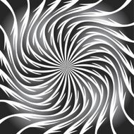 Swirling background Abstract shapes forming vortex phenomenon