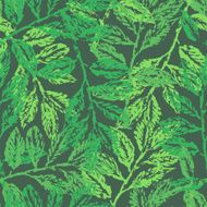 Seamless pattern with laurel branches