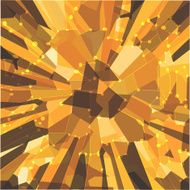 Bright background with geometric shapes