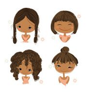 Cute Girl Smiling Sketch For Your Design N67