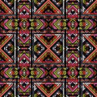 Pretty geometric abstract seamless patternwith different textures and dots N6