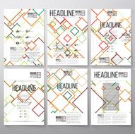 Abstract colored background square design vector Business vector templates for N2