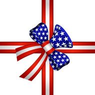 USA ribbon vector N2
