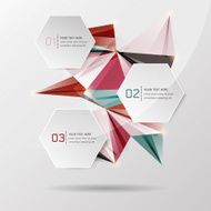 Creative Abstract Background modern design Infographics Vector illustration N2