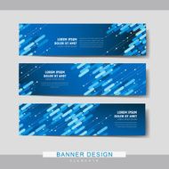 high-tech banner set template design N2