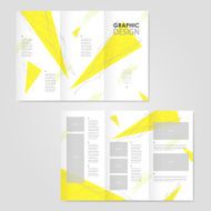 lovely tri-fold brochure template design