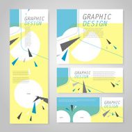 trendy banner template design N2