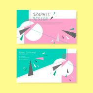 trendy business card template design N2