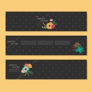 lovely banner template design N5