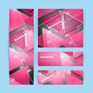 fashionable banner template design N2