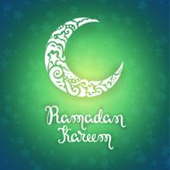 Ramadan Kareem vector card N4