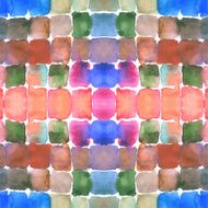 Watercolor stain glass background