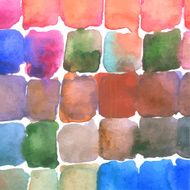 Watercolor stain glass background N2