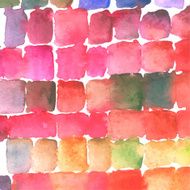 Watercolor stain glass background N4