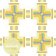 Vector colorful seamless geometric pattern Modern stylish abstract texture N30