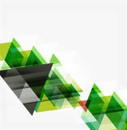 Abstract geometric background Modern overlapping triangles N339