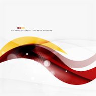 Red orange bright feather lines concept N8