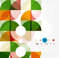 Semicircle triangle pattern N312