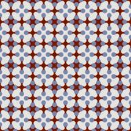 Colored retro geometric seamless pattern