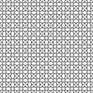 Monochrome seamless pattern in arabic style