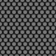 Black Islamic ornament with stars