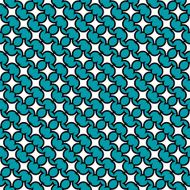 Abstract blue seamless pattern