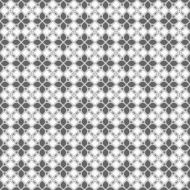 Monochrome seamless pattern in oriental style - variation 5