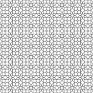 Monochrome seamless pattern in oriental style - variation 4