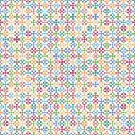 Colored geometric seamless pattern