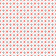 Geometric seamless pattern in retro colors