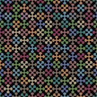 Dark geometric seamless pattern