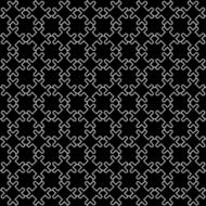 Black geometric seamless pattern