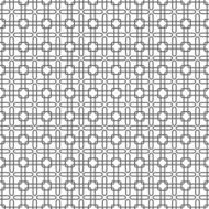 Geometric monochrome seamless pattern