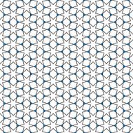 Geometric seamless pattern with stars