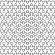 Geometric seamless pattern with stars in arabian style