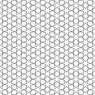Delicate seamless pattern with stars - arabic style