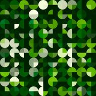 Salad Geometric Circle Pie Pattern Square