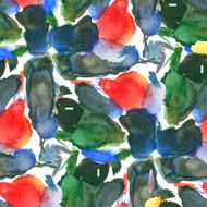 Watercolor color stains pattern