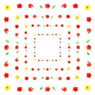 Vectorized watercolor drawing pattern