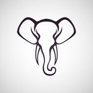 elephant logo vector