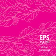 Vector feather hand-drawn illustration N5