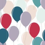 Balloon Party Seamless pattern