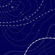 abstract weather map